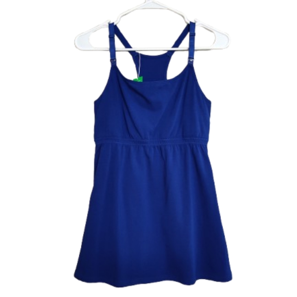 Nursing Top Women's Royal Blue New Mom Breastfeeding Camisole Top Postpartum NWT
